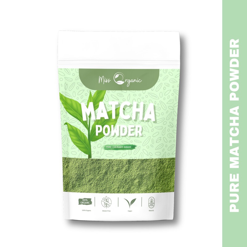 Miss Organic Pure Unsweetened Matcha Powder Shopee Philippines