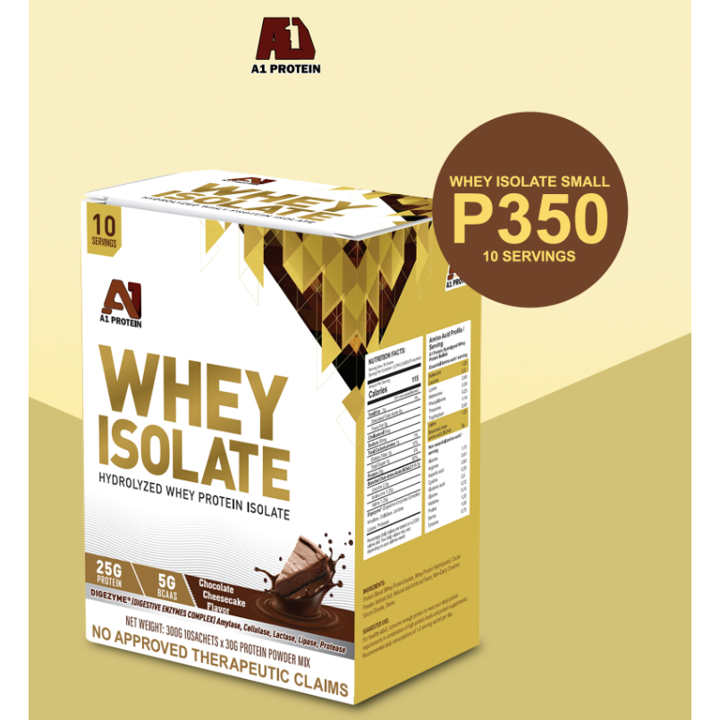 A1 Protein Whey Isolate 10 sachets(300g) Shopee Philippines