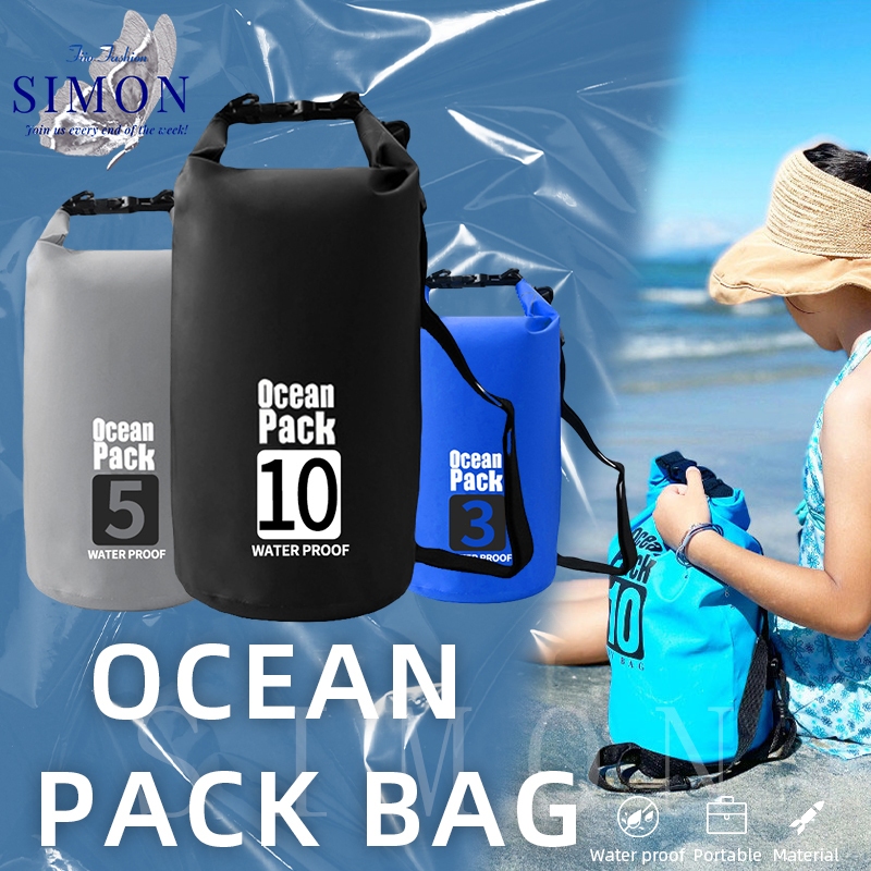Dry Bag Ocean Pack Waterproof bags for beach Shoulder Backpack 5L 10L Waterproof Dry Bag Outdoor