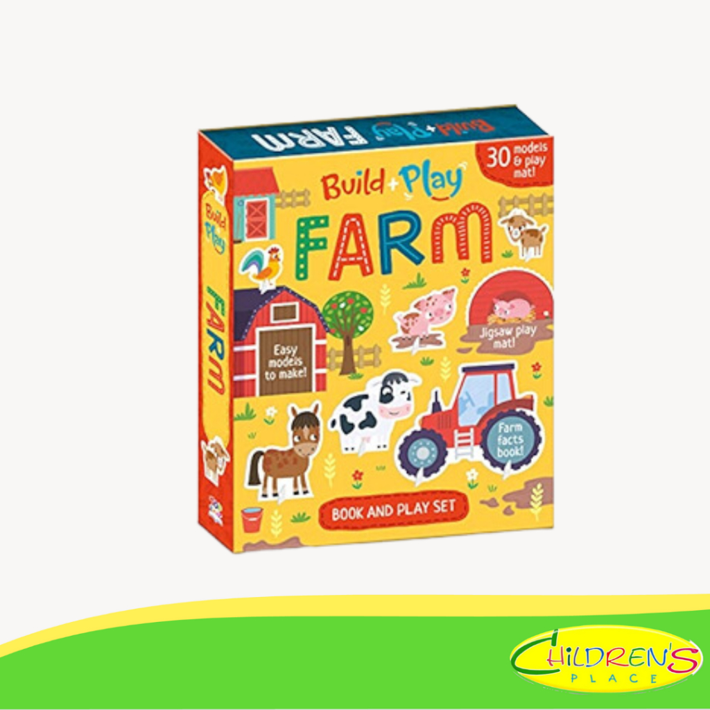 Build and Play Farm: Book and Play Set with 30 Farmyard Models to Make