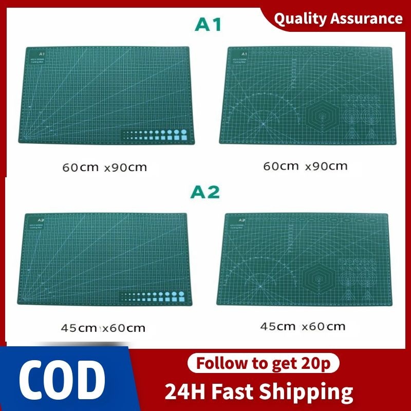A1 SelfHealing Cutting Mat PVC Carving Mat Double Sided Manual Cutting