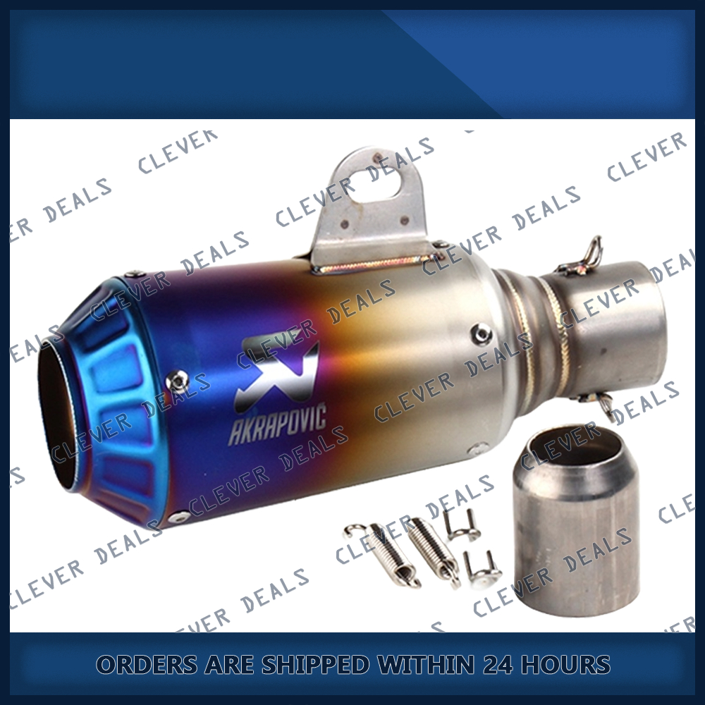 Akrapovic R11 CRT Open Villain R11 Slip on Exhaust Muffle Pipe ...