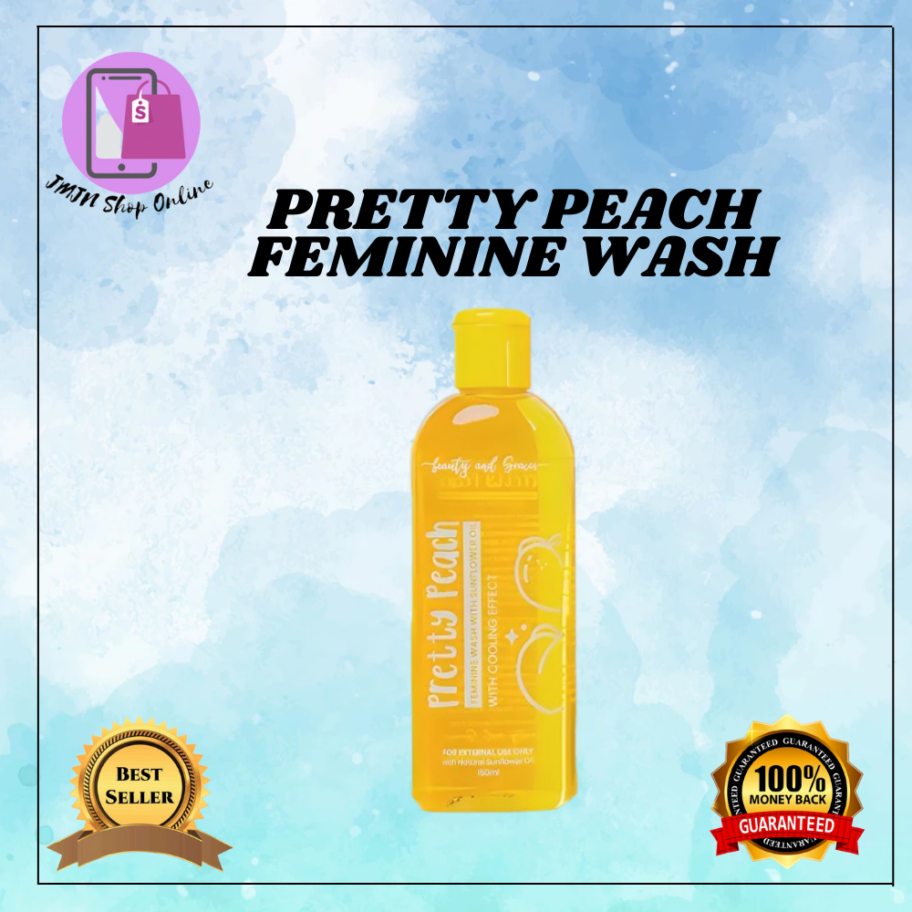 Pretty Peach Feminine Wash With Sunflower Oil by Beauty and Graces