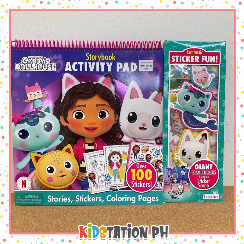 Gabby’s Dollhouse Storybook Activity Pad Shopee Philippines
