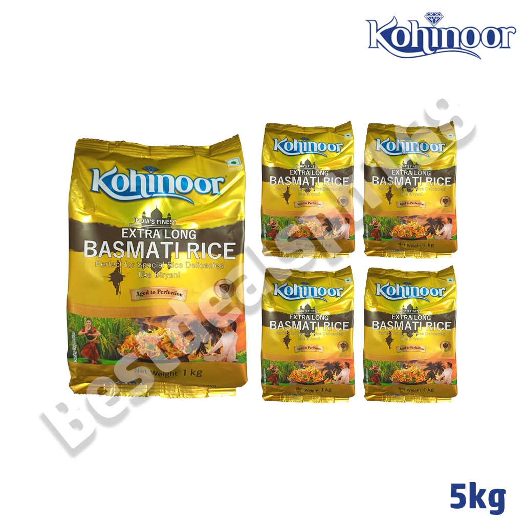 Kohinoor Extra long Basmati Rice (Gold) 5kg Shopee Philippines