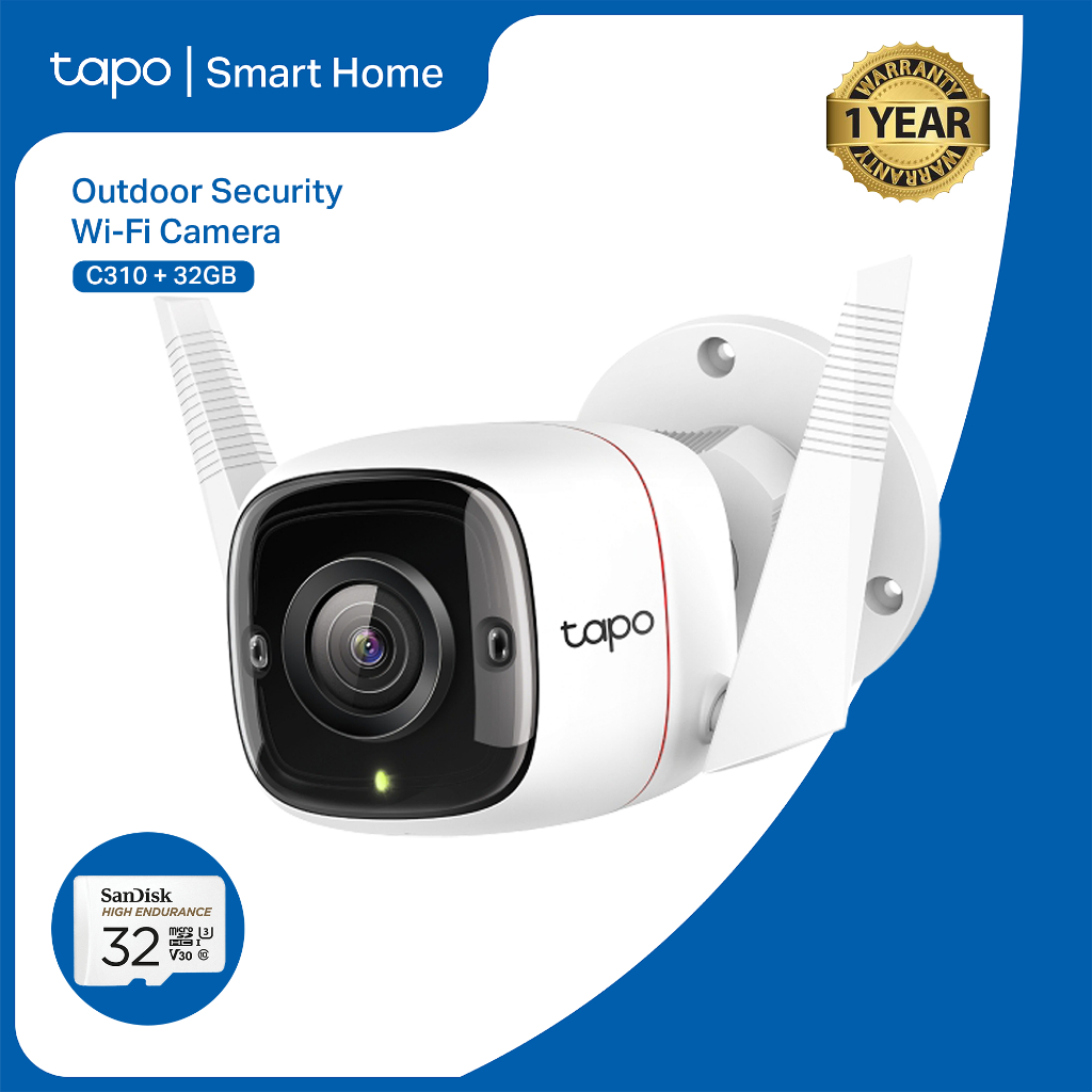 TP-Link Tapo C310 3MP Outdoor IP Security Wifi CCTV Camera Connect To ...