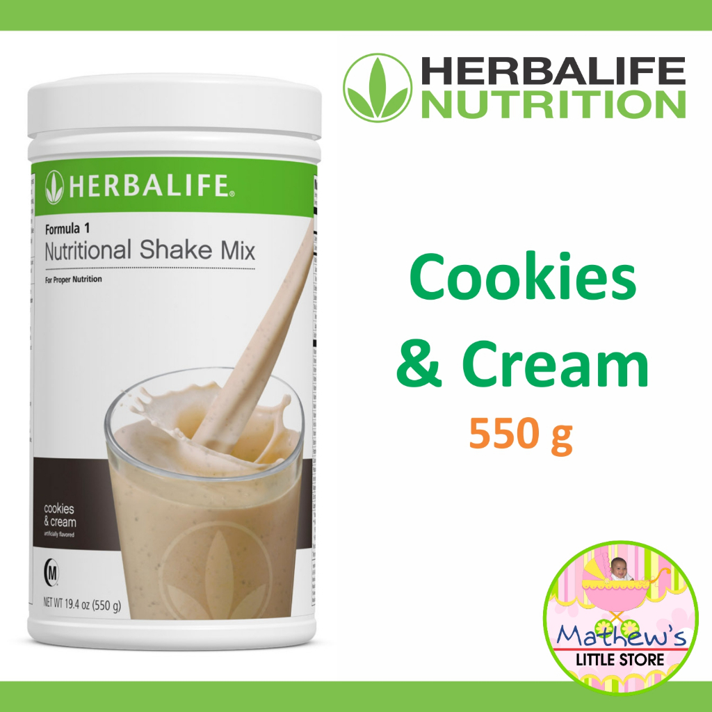 Cookies and Cream Herbalife Nutritional Shake Meal Replacement