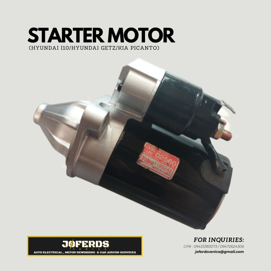 STARTER MOTOR (HYUNDAI i10/HYUNDAI GETZ/KIA PICANTO) STARTER