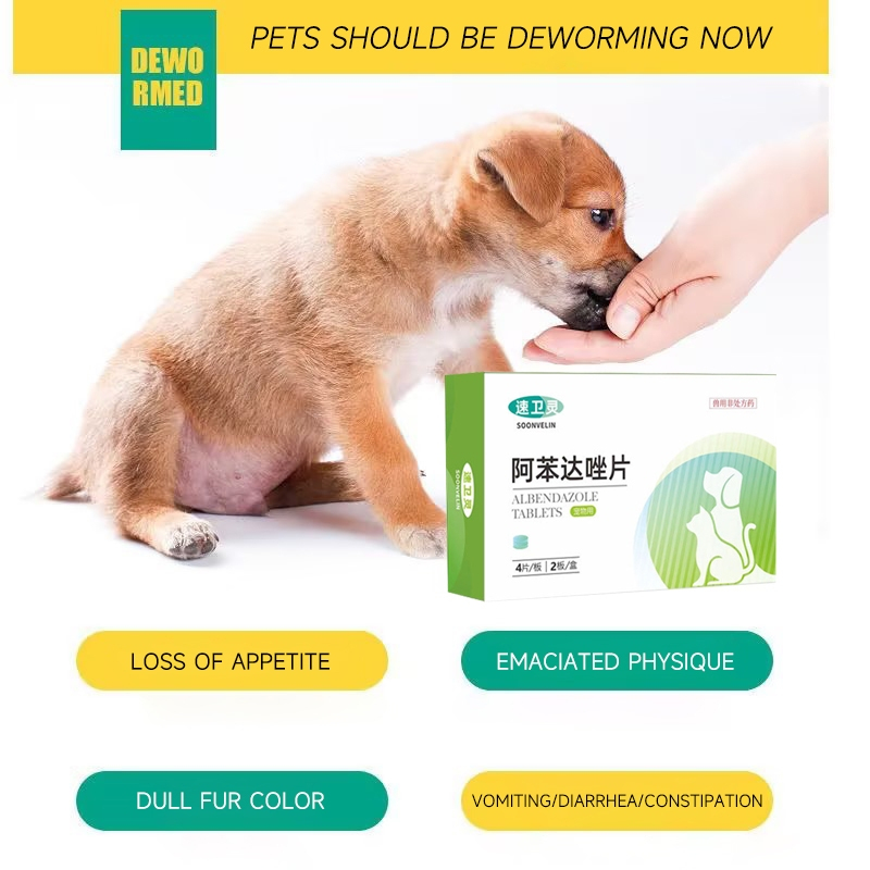 Deworming Tablet For Dog Cats Deworm Treatment Albendazole For Pet 8 ...