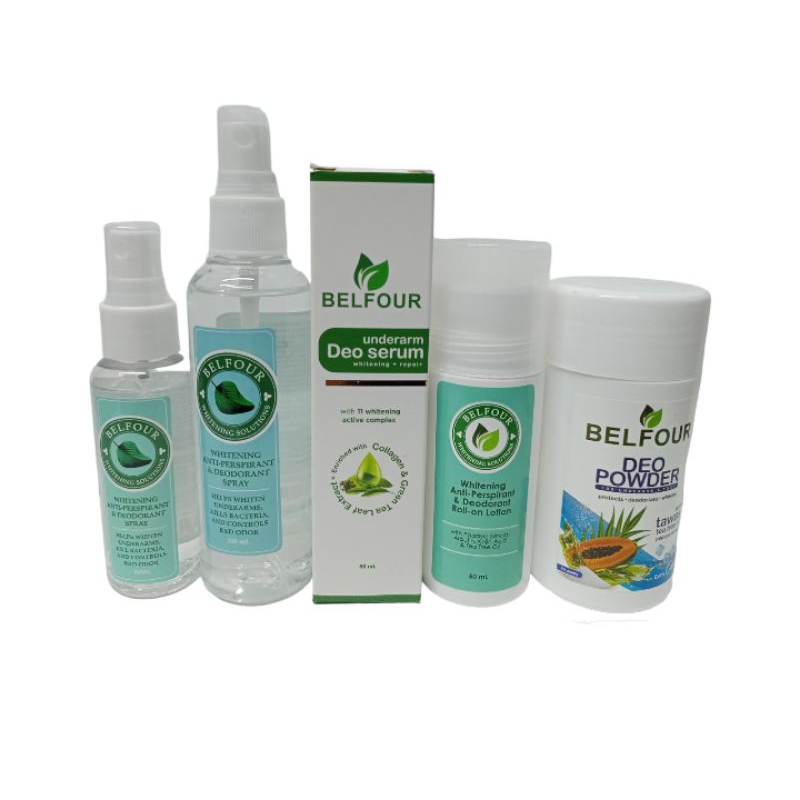 Belfour Whitening Solutions AntiPerspirant Deodorant Spray Shopee