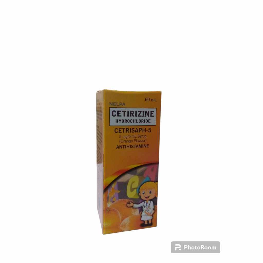 Cetirizine Syrup 5mg (Cetrisaph5) 60ml Shopee Philippines