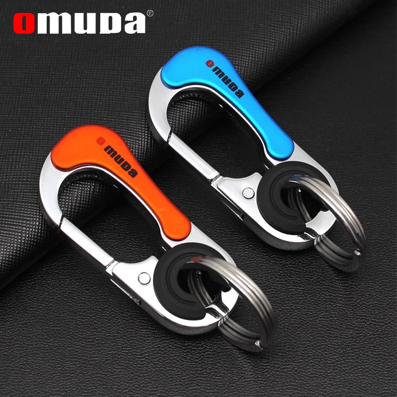 OMUDA stainless steel keychain car keys holder customized souvenir