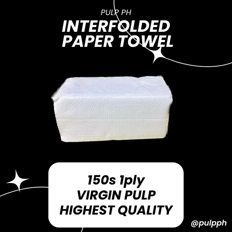 Interfolded Paper Towel Virgin Pulp Pack Shopee Philippines