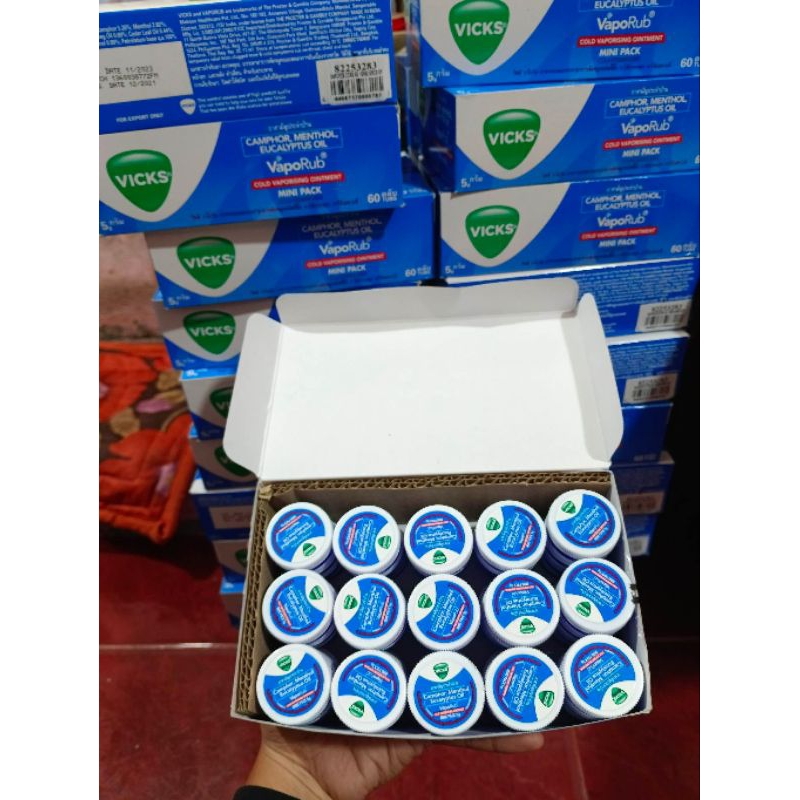 VICKS VAPORUB MENTHOL MINI 5g | Shopee Philippines