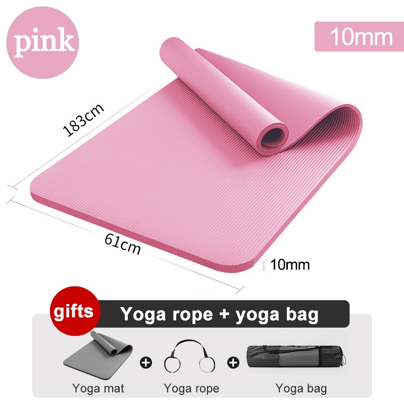 Tpe Yoga Mat Non Slip Yogamat Men And Women Fitness Mat Yogamat Reversible Fitness Mat Exercise