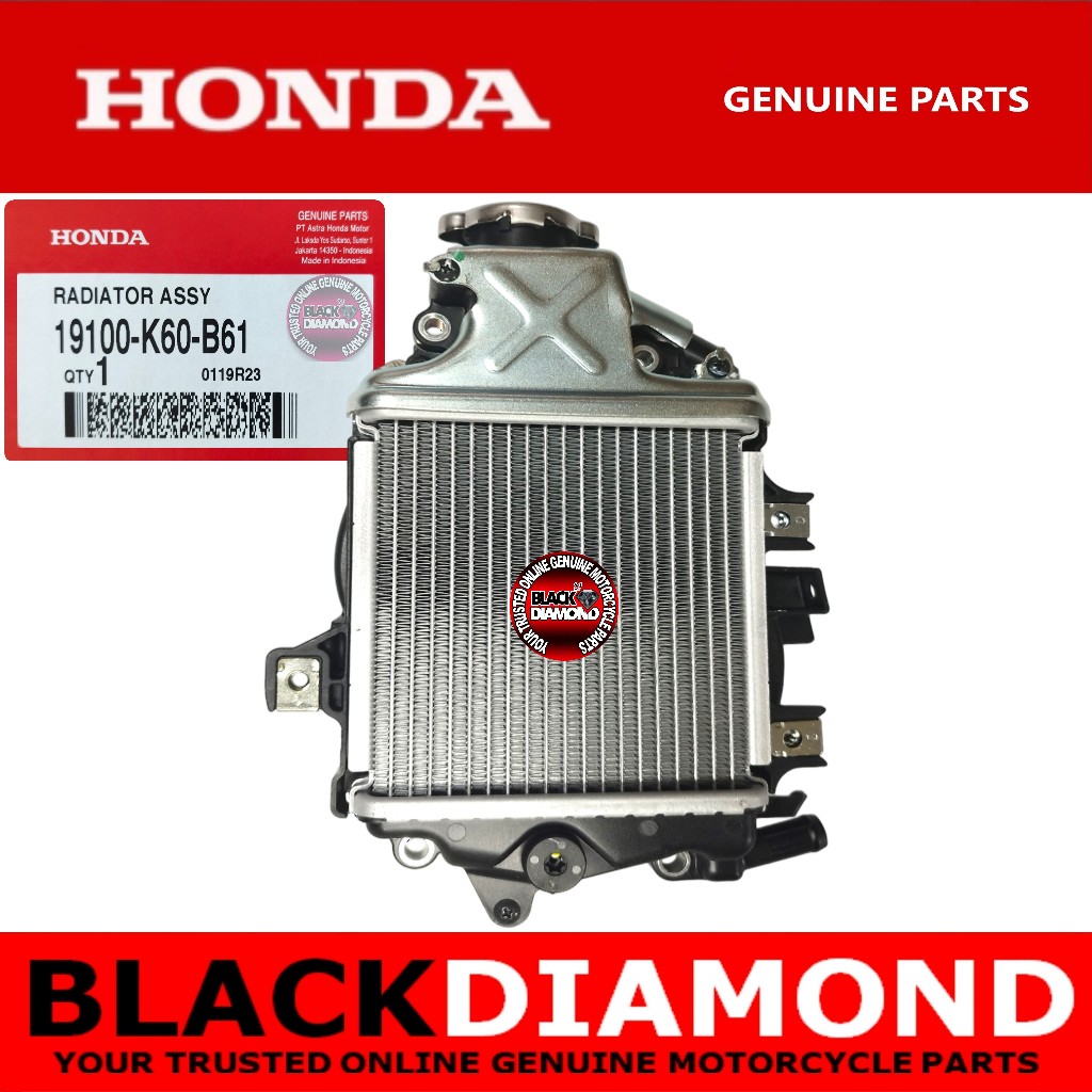 JOEY - ORIGINAL HONDA CLICK 125i (V2 & V3) | RADIATOR ASSEMBLY | PN ...