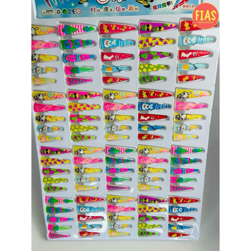 20 Sets FIAS Fake Nail Toys for Kids | Shopee Philippines