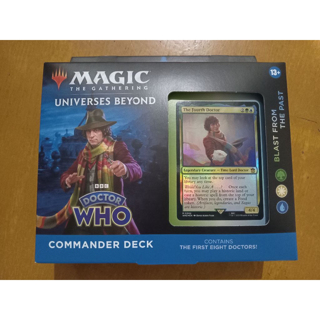 MTG Blast from the Past Universes Beyond Doctor Who Commander Deck ...