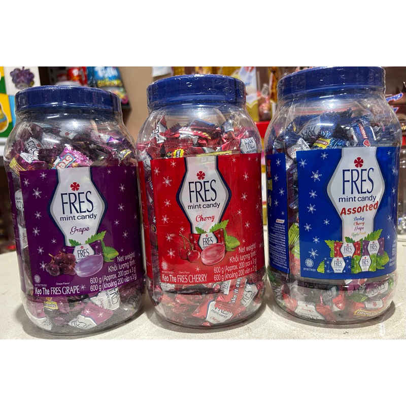 Fresh Mint Candy Jar 600g (200pcs) | Shopee Philippines