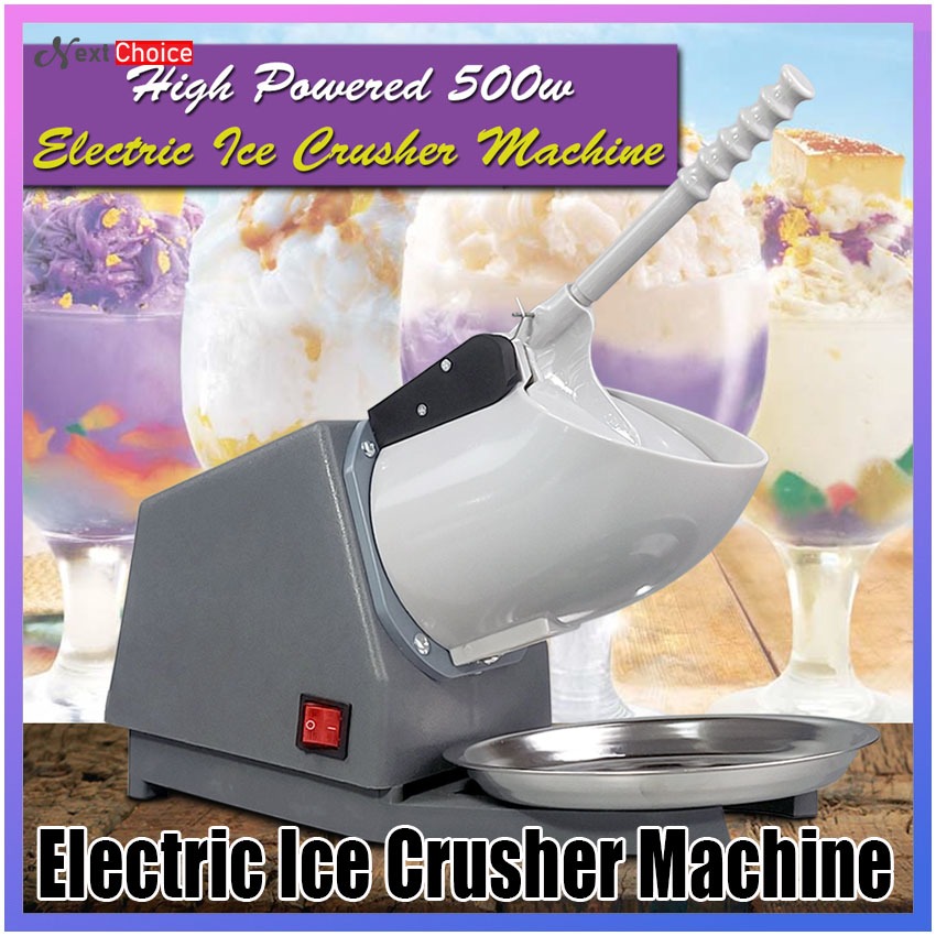 Ice Smashing 500W Electric Crusher Machine Heavy Duty 220V/50Hz (NO