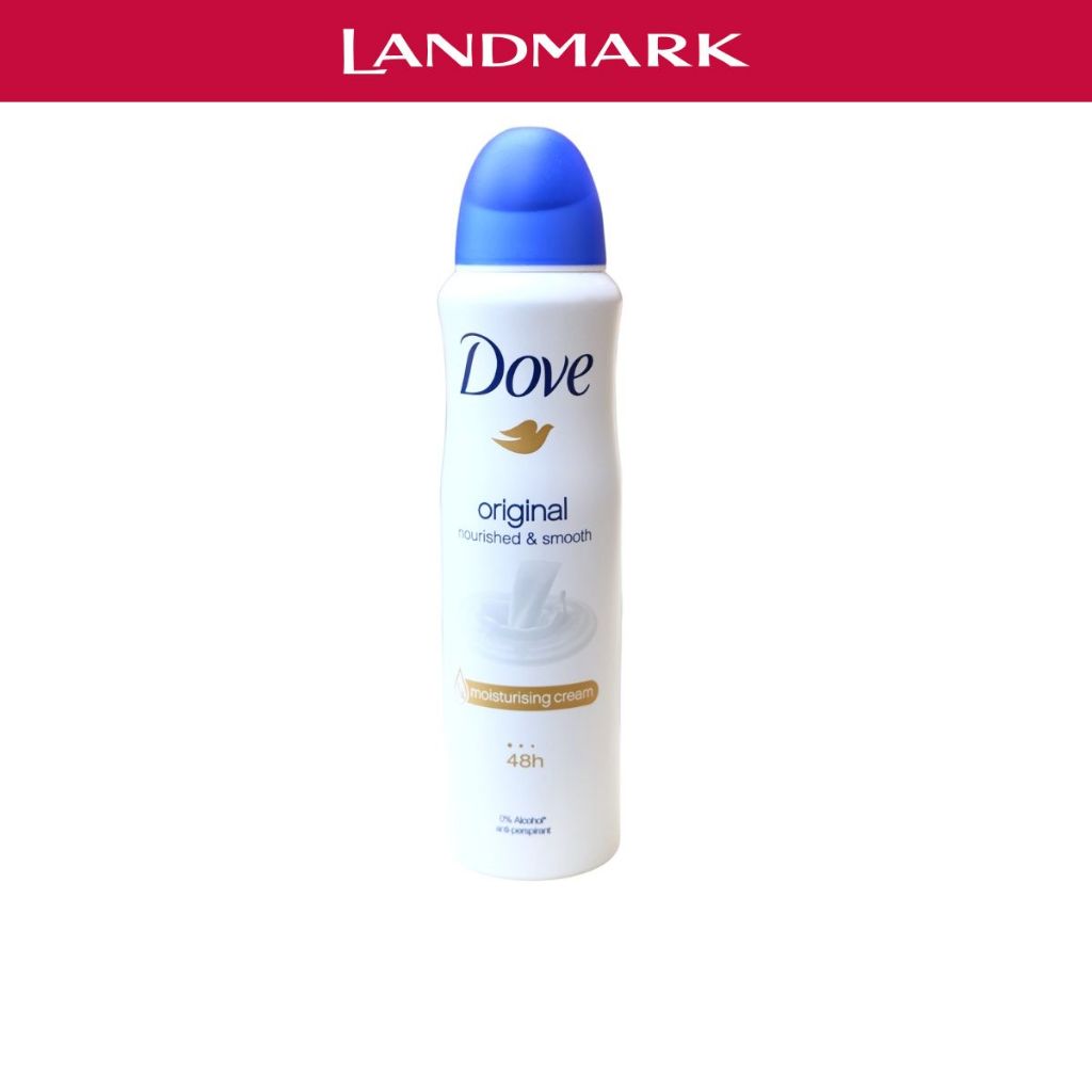Dove Deodorant Spray Original Nourished and Smooth 135 ml Shopee