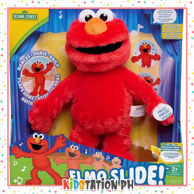 Sesame Street Elmo Slide Plush | Shopee Philippines