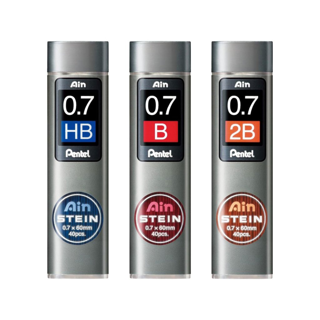 Pentel Ain Stein Mechanical Pencil Lead 0.7 mm HB B 2B Shopee