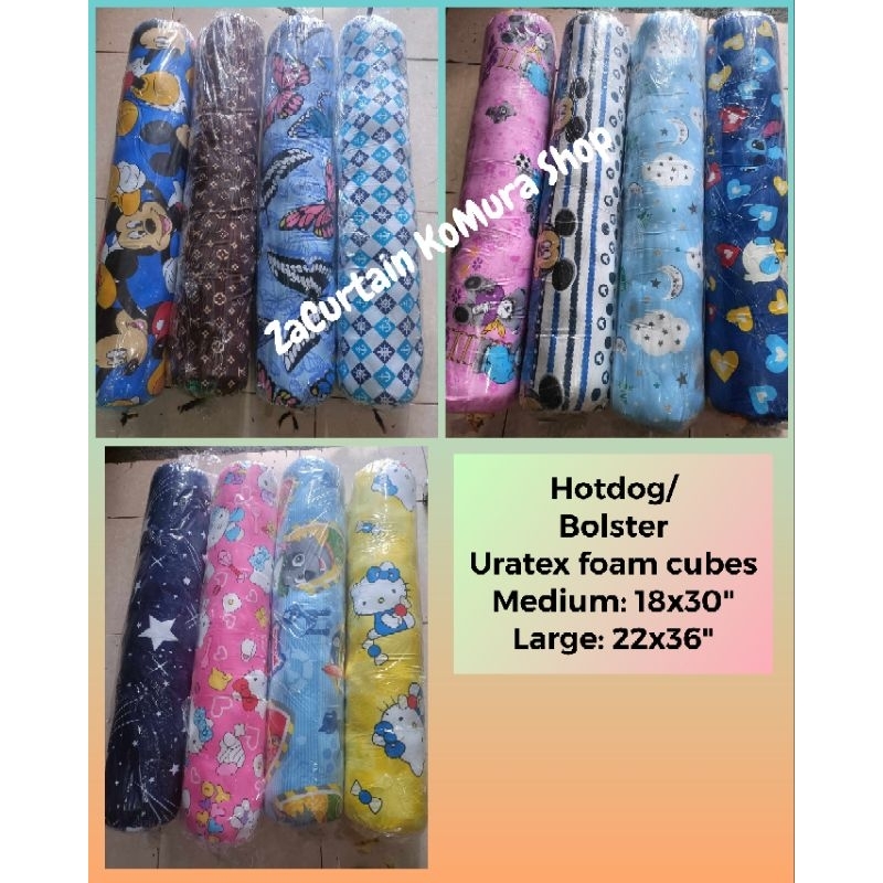 Hotdog Bolster pillow Uratex foam kids pillow Shopee Philippines