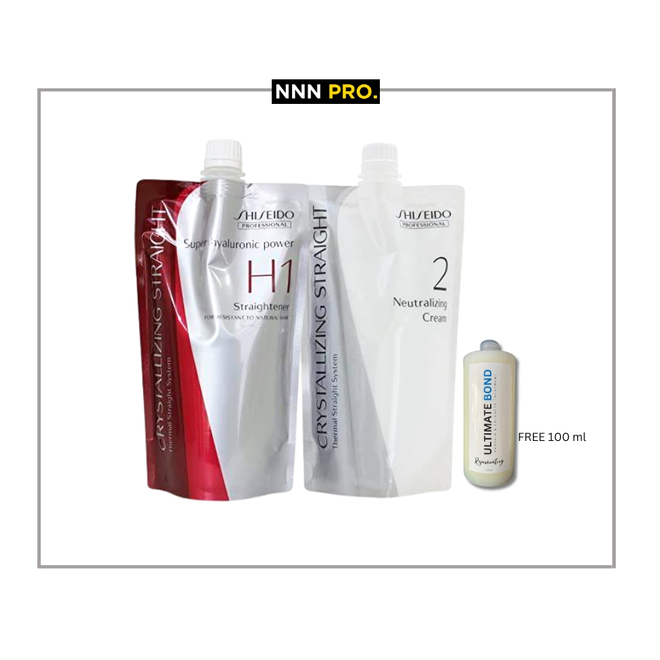 SHISEIDO Crystallizing Hair Rebonding Set 400 ml + 100 ml Brazilian