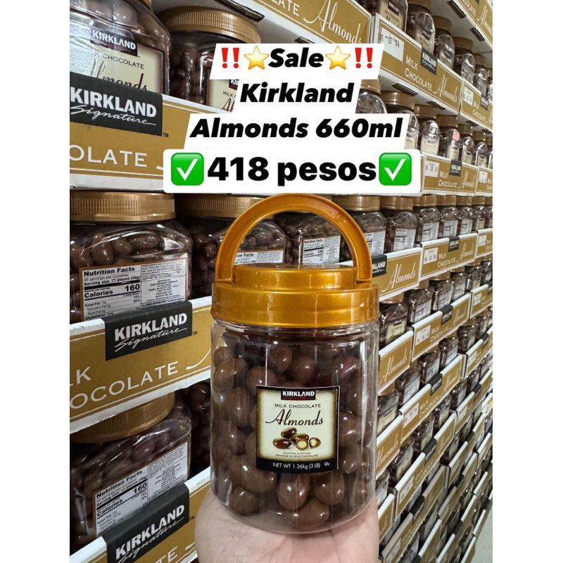 Kirkland Signature Milk Chocolate Roasted Almonds Shopee Philippines