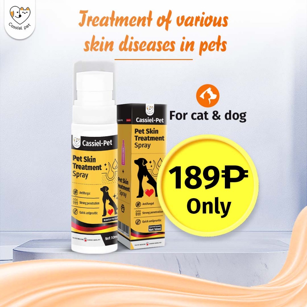 Cassiel Pet Antifungal Wound Spray For Itching,Ringworm,Mange,Anti Tick ...