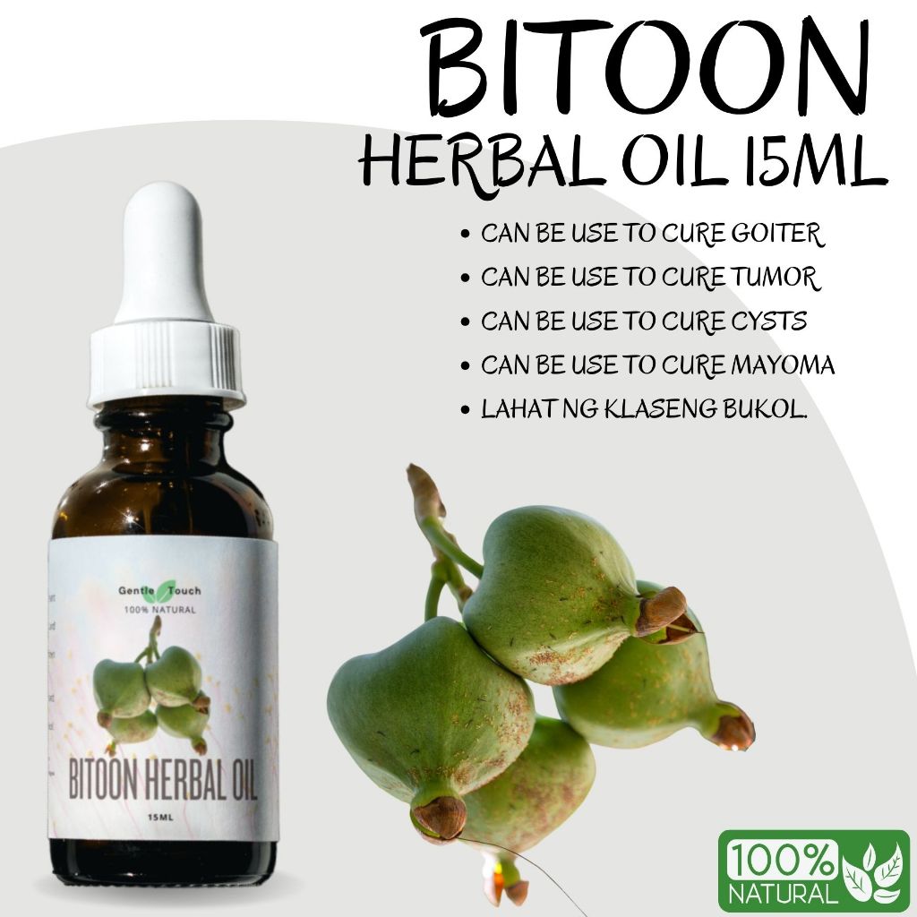 Pure Extract Bitoon Herbal Oil for Goiter, Cysts, Lumps, Bumps & Many ...