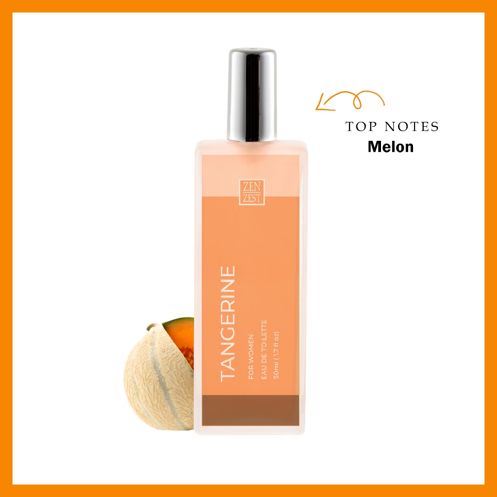 Zen Zest Oil Based Eau De Toilette Perfume For Women 50mL TANGERINE