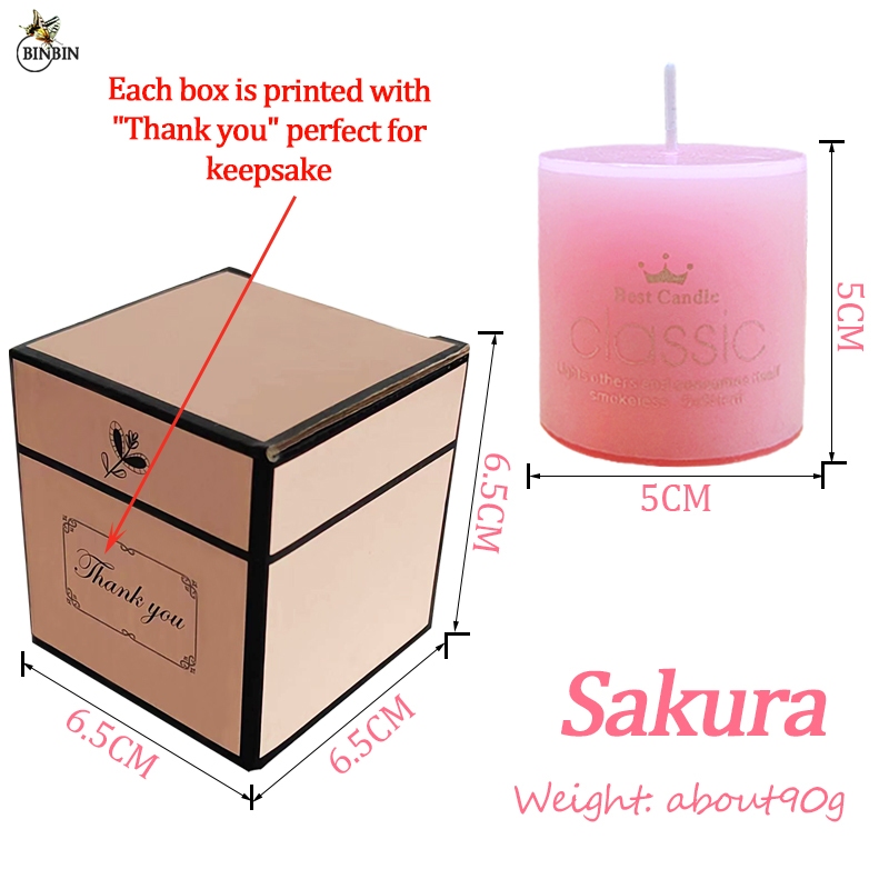 scented candle home fragrance/souvenir candle for christening/wedding