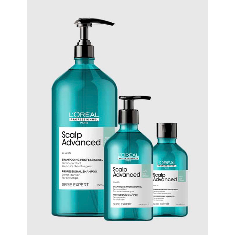 LOreal Professionnel Scalp Advanced AntiOily Shampoo 1500ml Shopee