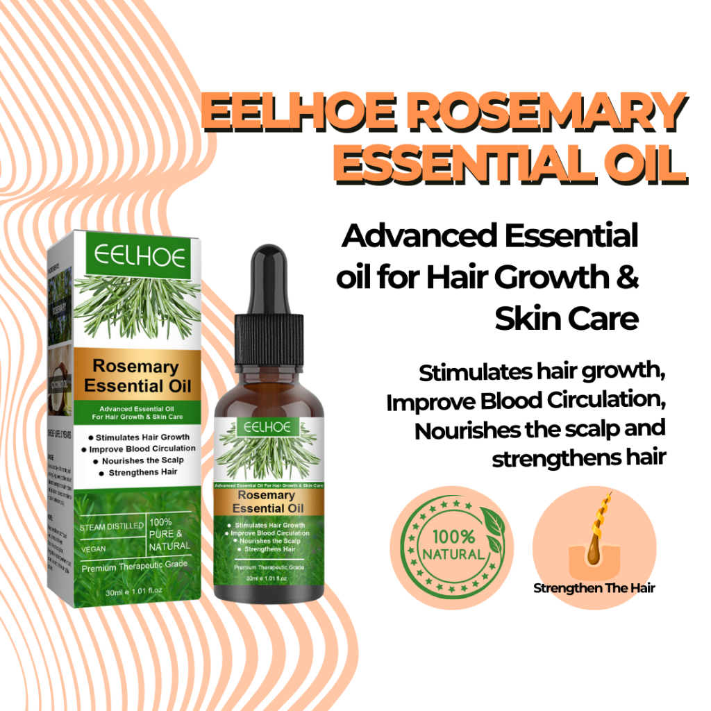 Original Eelhoe Rosemary Essential Oil Anti Hair Loss
