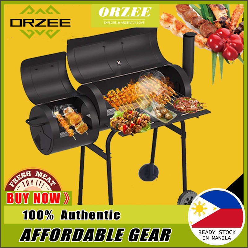 Large Barbecue Grill Outdoor Charcoal BBQ Grills Cooking Tools Camping