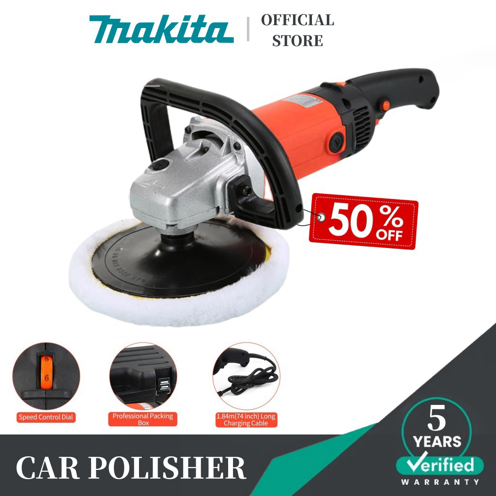 MAKITA Car Polisher 1400W Buffing Machine Auto Polishing Machine Heavy