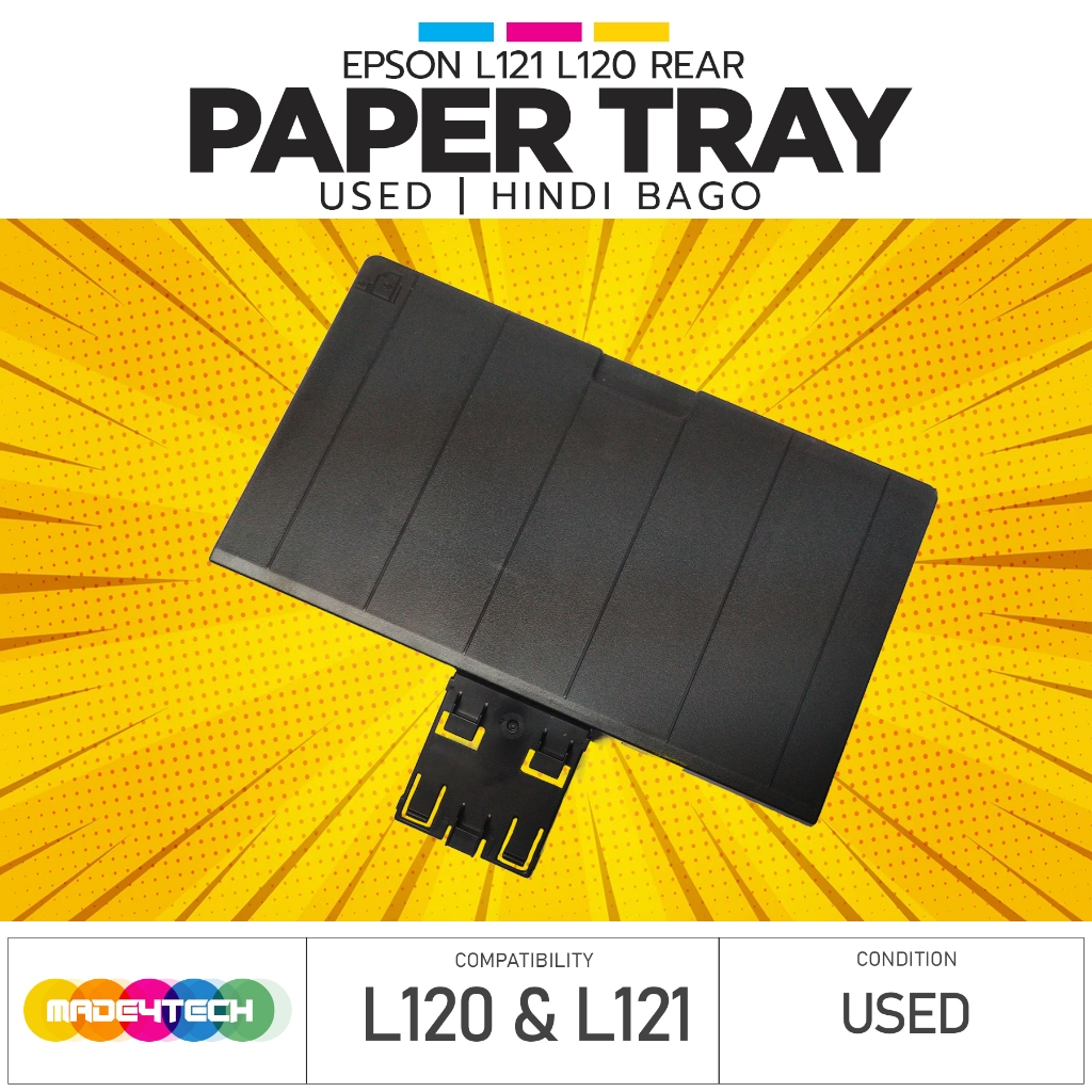 Epson L121 L120 Rear Paper Tray USED Shopee Philippines