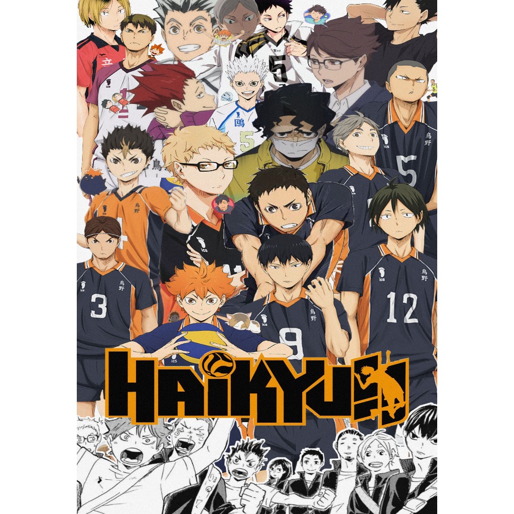 HAIKYUU!! HD WALLPAPER POSTER 21cm x 29.7cm (3pcs minimum order ...