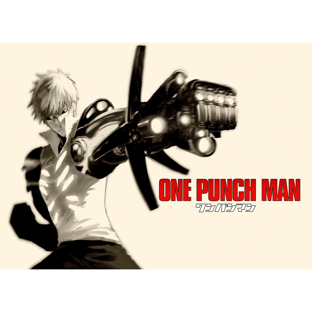 ONE PUNCH MAN HD WALLPAPER POSTER 21cm x (3pcs minimum - Main Image