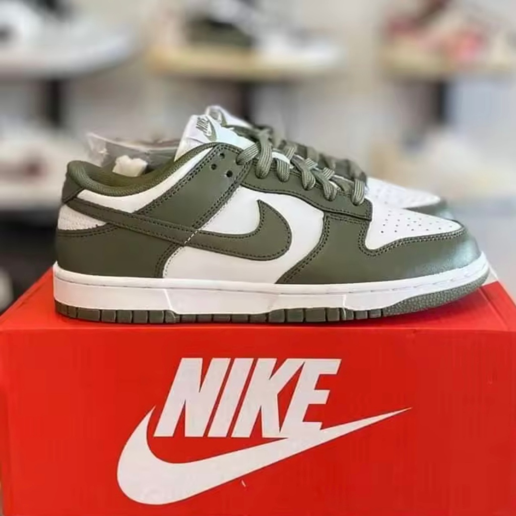 Dunk SB Low Cut Pro White Black Green Sneakers for Men and Women ...