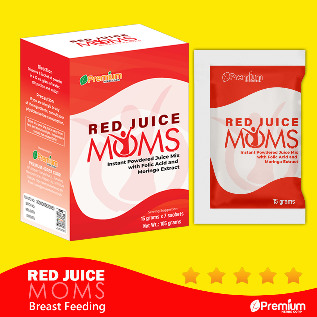Red Juice Moms Organic Vitamin Drink for Pregnancy and Breastfeeding