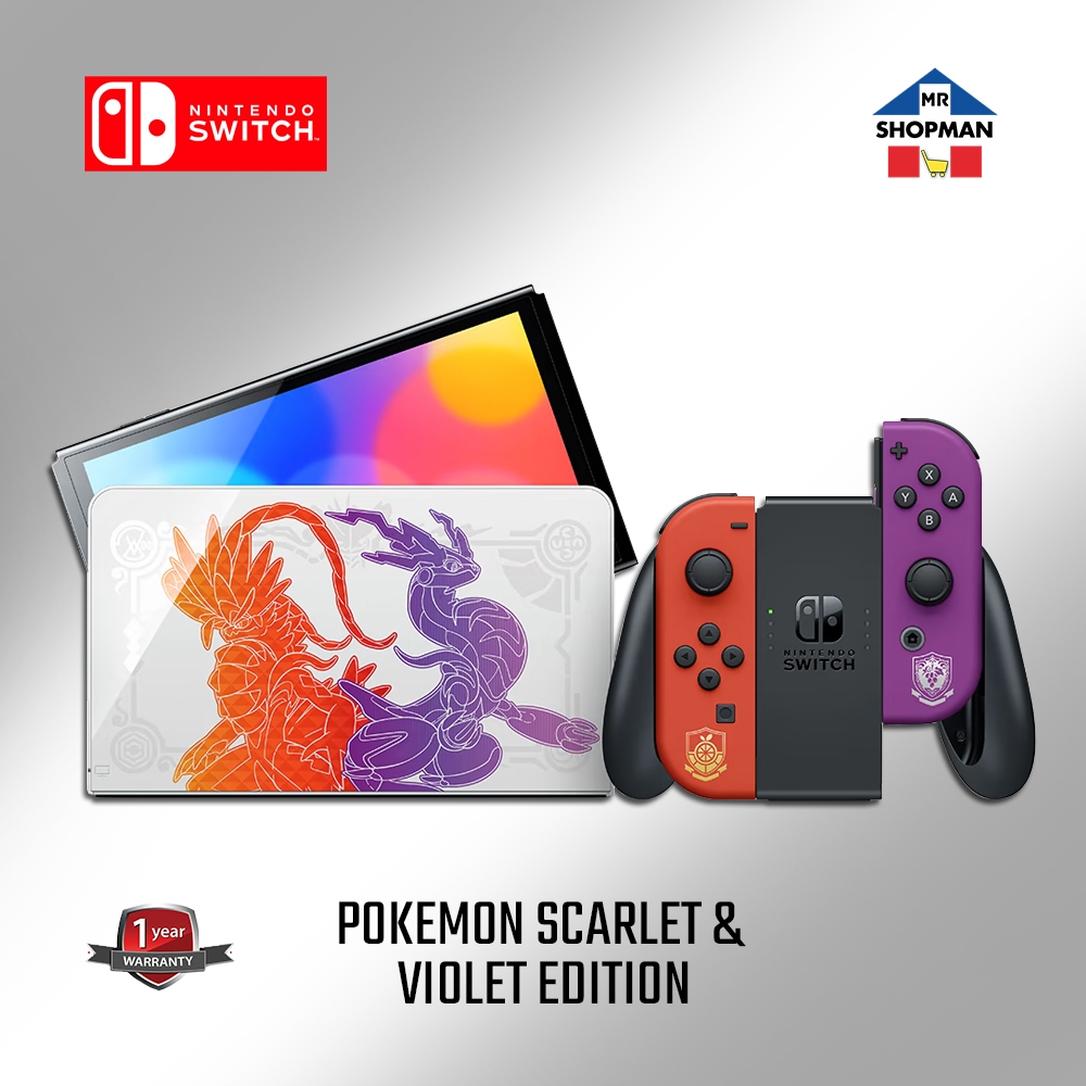 Nintendo Switch OLED Model Pokemon Scarlet & Violet Edition Handheld