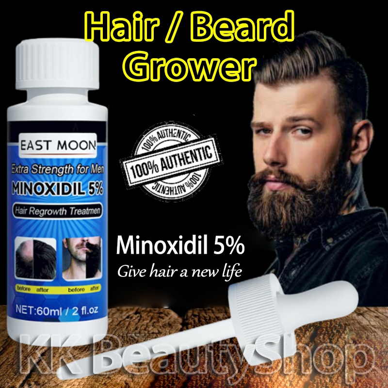 Original Minoxidil 5 Hair Grower Beard Grower Anti Thinning Hair