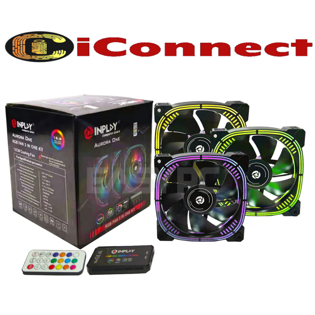INPLAY AURORA TOWER 3 IN 1 FAN KIT RGB | Shopee Philippines