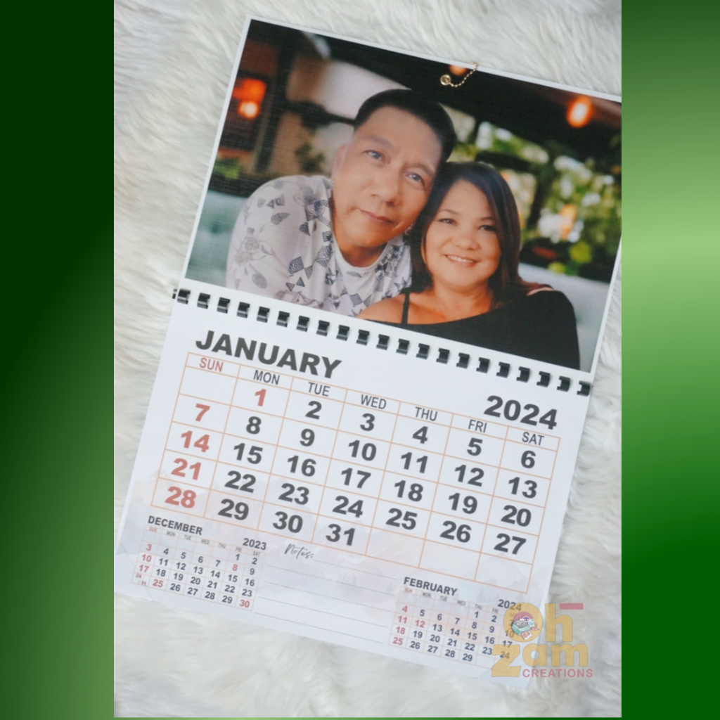 personalized wall calendar 2024 Shopee Philippines