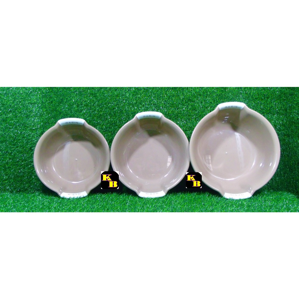 washbasin 3 IN 1 WITH FREE DIPPER 012 MOCHA BATHROOM SET UNIGLOBAL