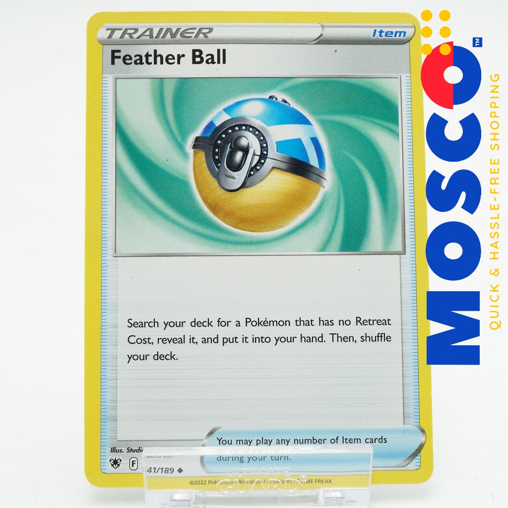 Feather Ball - 141/189 - Uncommon | Item Cards | Pokemon TCG | Shopee ...