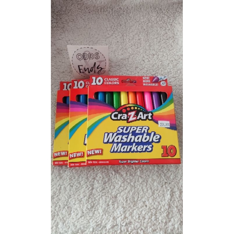 CraZArt Super Washable Markers 10's 🇺🇲🇺🇲🇺🇲 Shopee Philippines